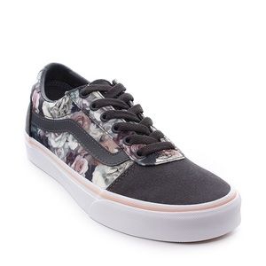 VANS satin floral rose cloud old skool